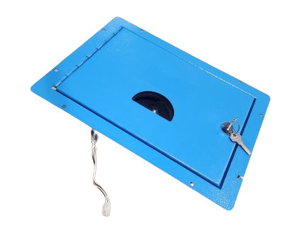 Coin Door Puck Dispenser (Blue)