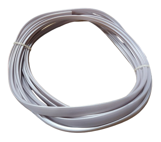 White Plastic Trim For Rails