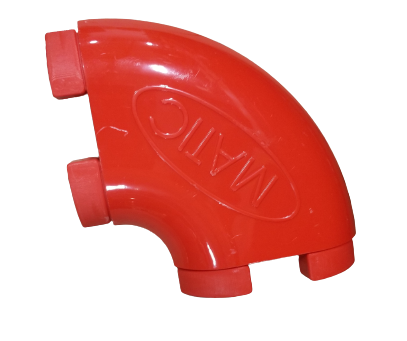 Red Plastic Corner