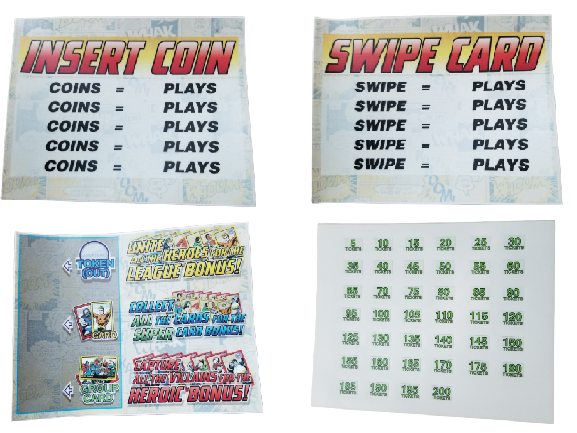 Repl Decal Set, DC Pusher