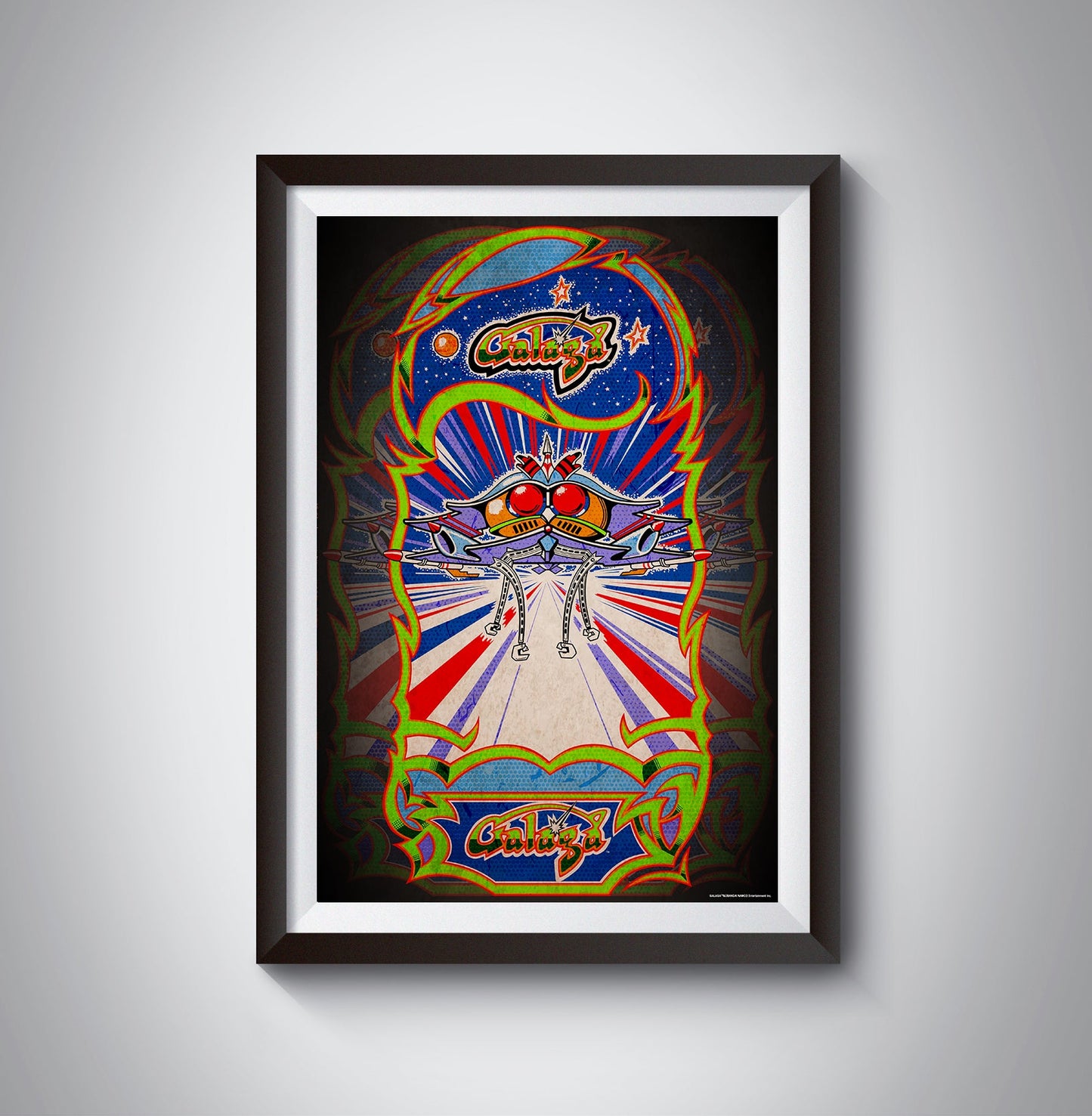 Galaga Poster, 24 X 36