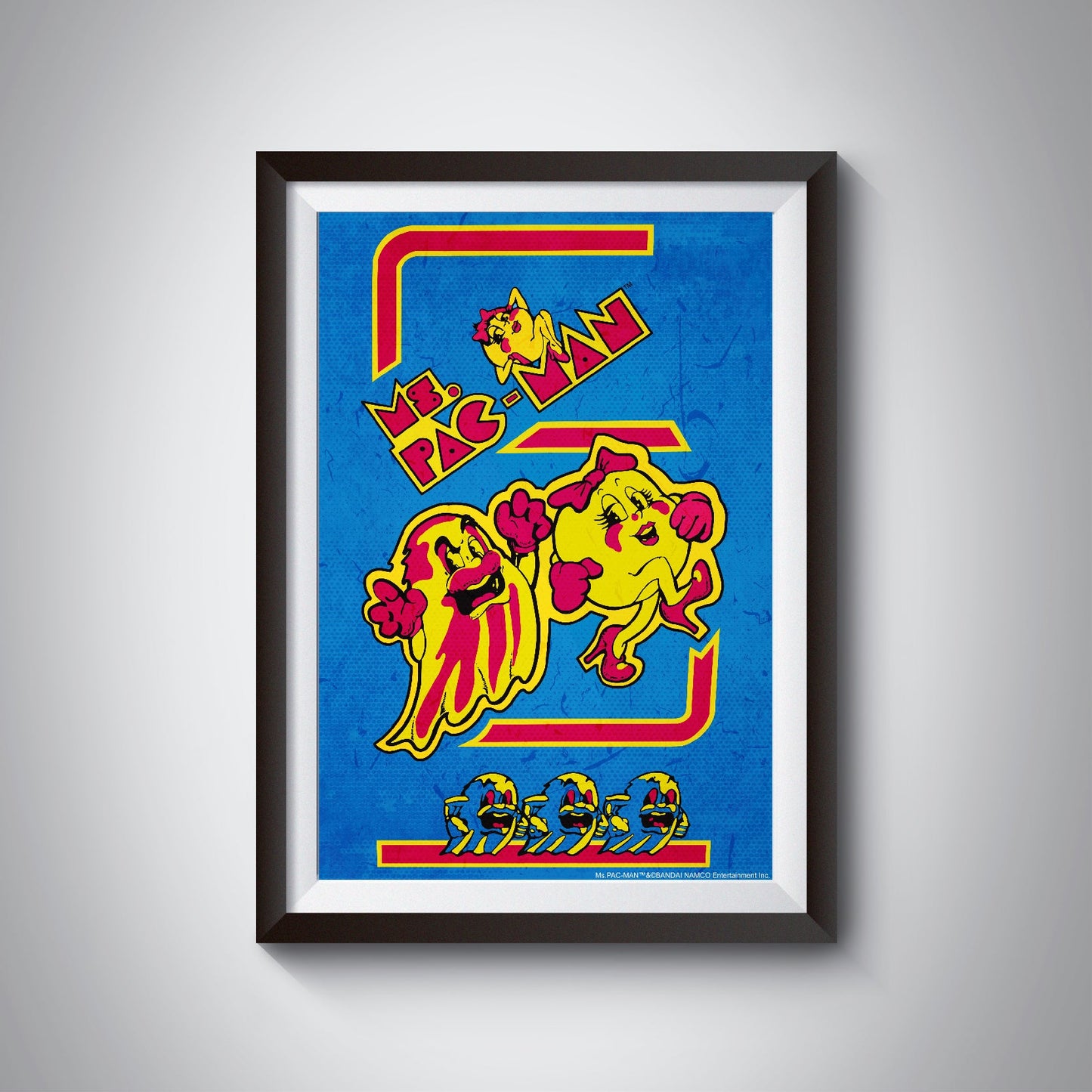 Ms. Pac-Man Poster, 24 X 36