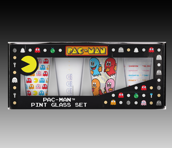 Pac-Man Pint Glass Set