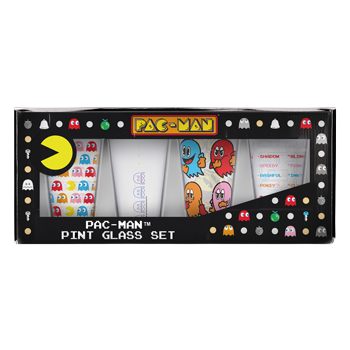Pac-Man Pint Glass Set
