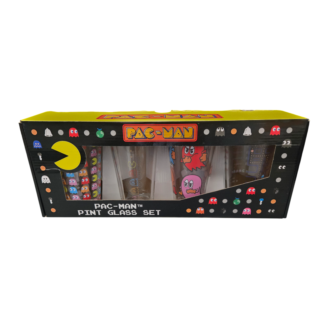 Pac-Man Pint Glass Set