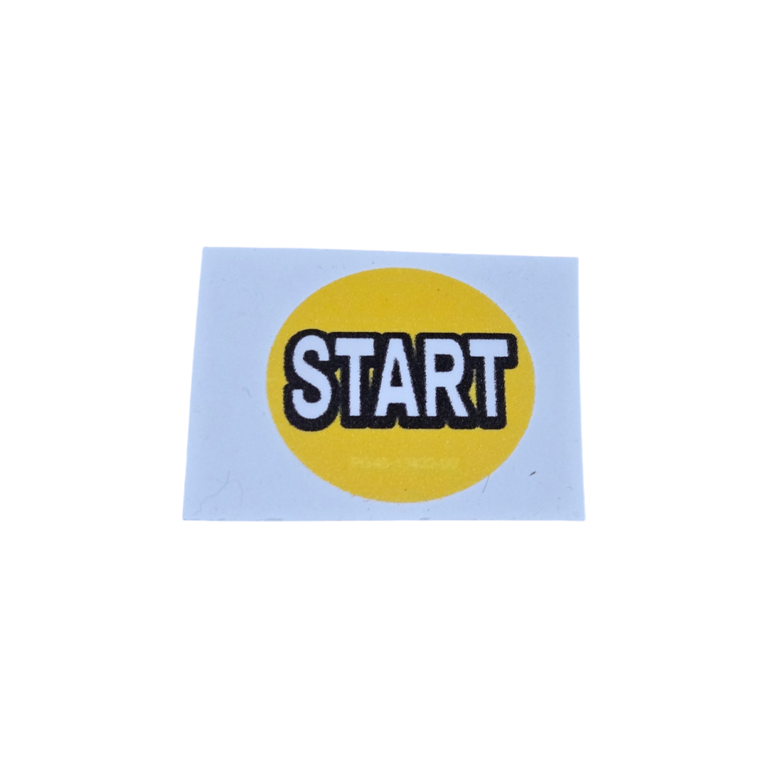 Decal, Button Yellow