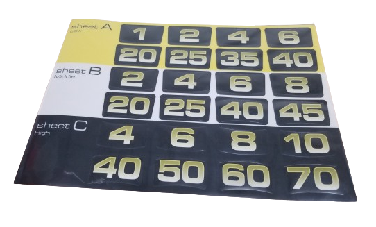 Pocket Value Decals, Set