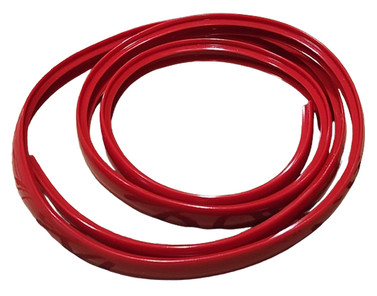Side Red Rubber Rail Trim