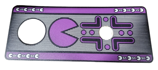 Control Panel Decal Purple