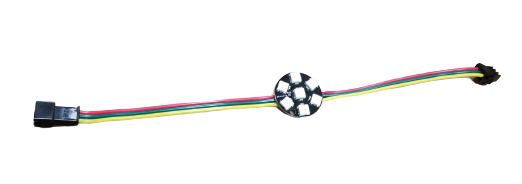 7 RGB LED 5V Circle With Male & Female Connectors