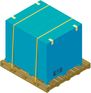 Pac-Man Baller shipping dimensions diagram