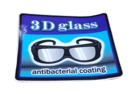 3D Glasses Decal