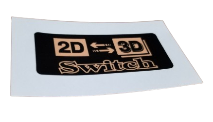 2D To 3D SW. Button Sticker