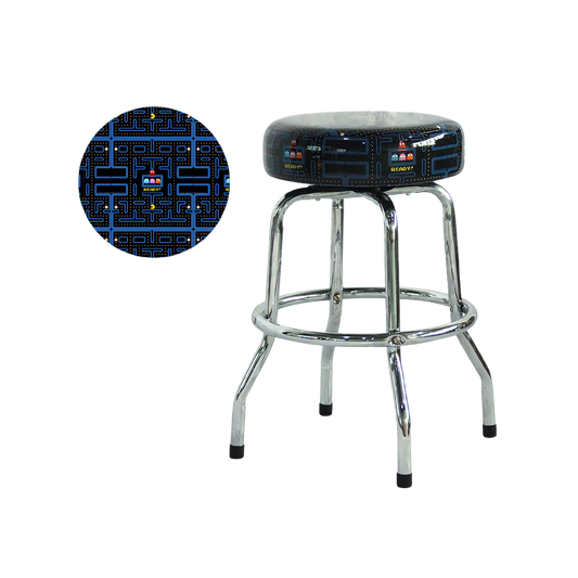 Pac-Man Barstool, 19 In Chrome