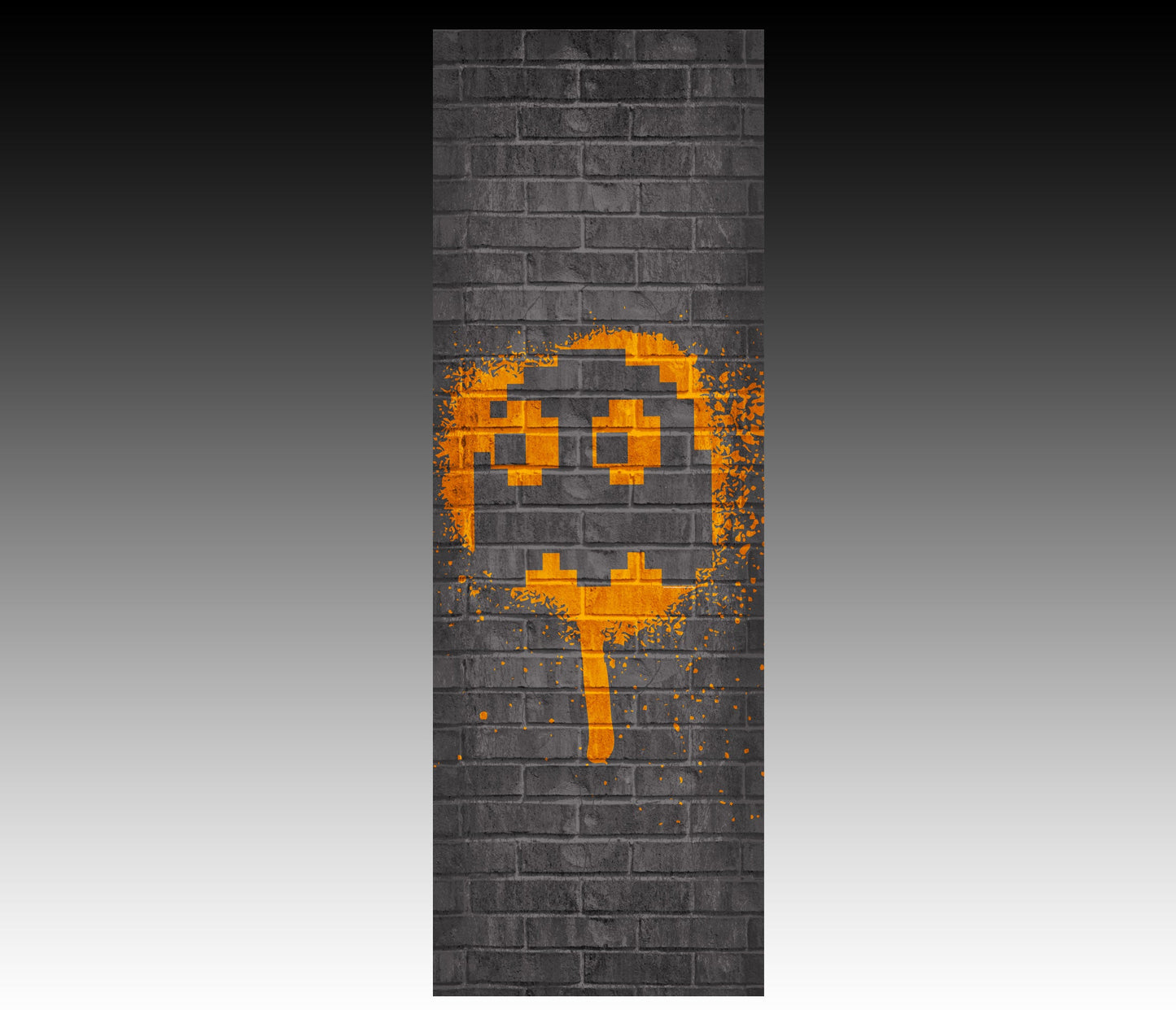 Orange Ghost Tapestries "Clyde"