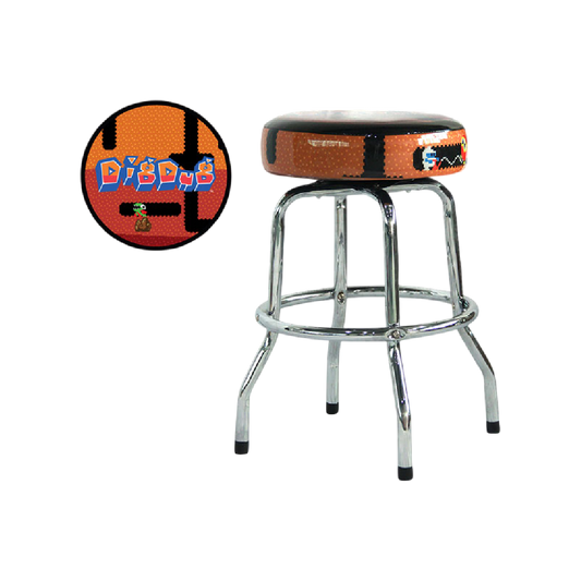 Digdug Barstool 19" Chrome