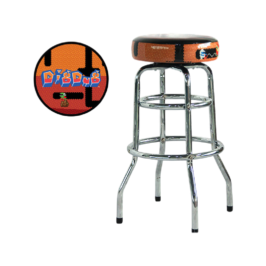 Digdug Barstool 30" Chrome