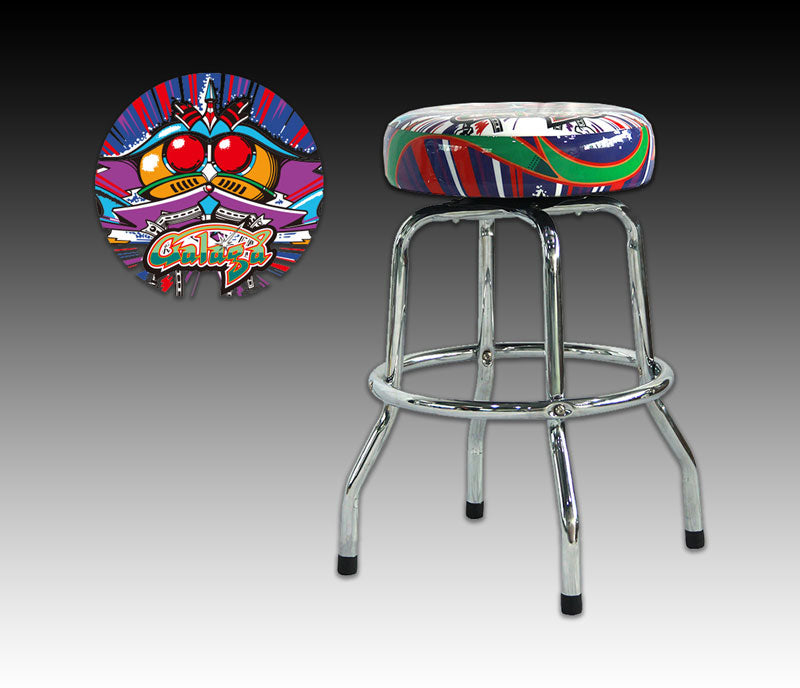 Galaga Barstool 19" Chrome