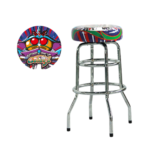 Galaga Barstool 30" Chrome