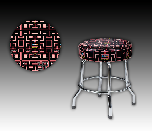 Ms. Pac-Man 19" Barstool "Maze"