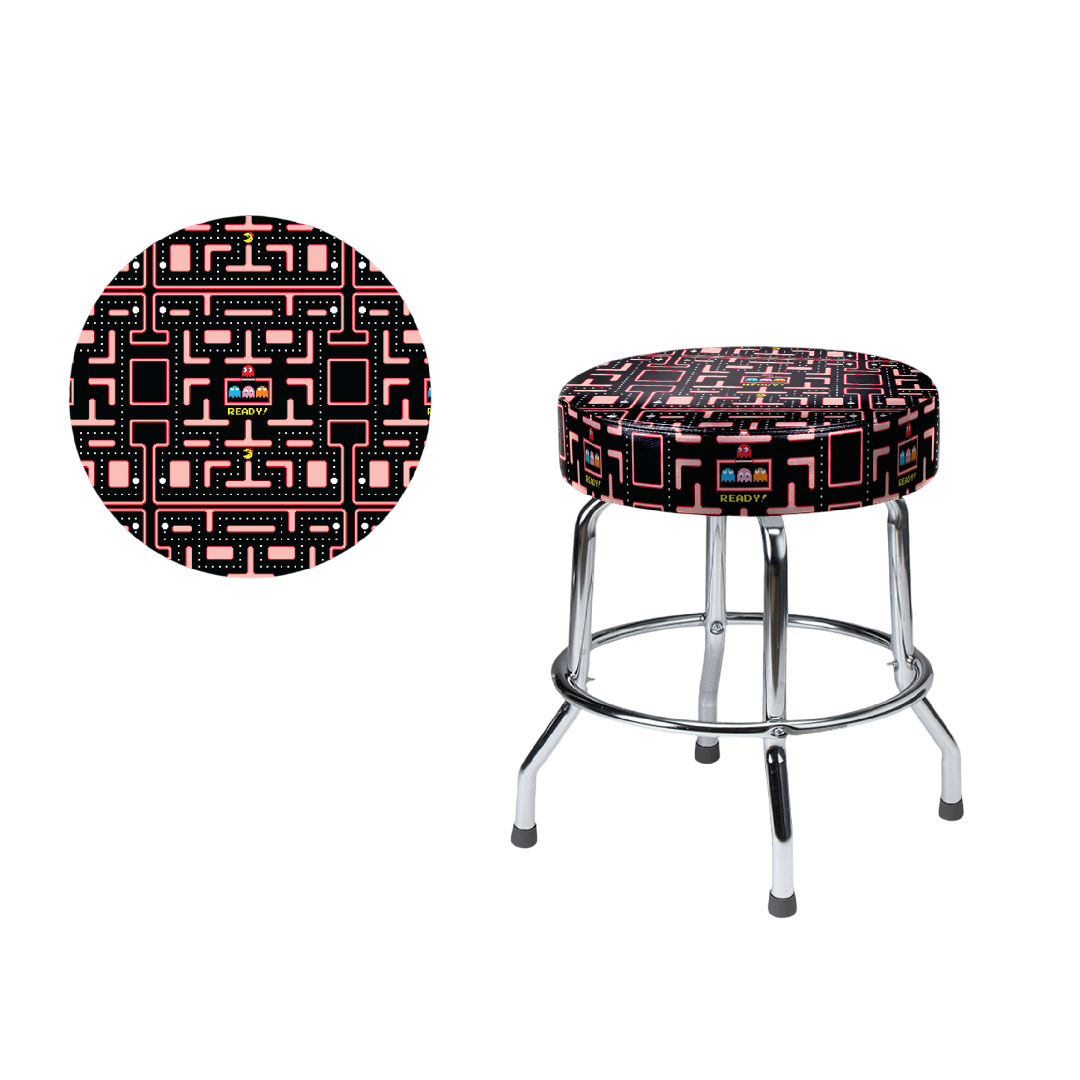 Ms. Pac-Man 19" Barstool "Maze"
