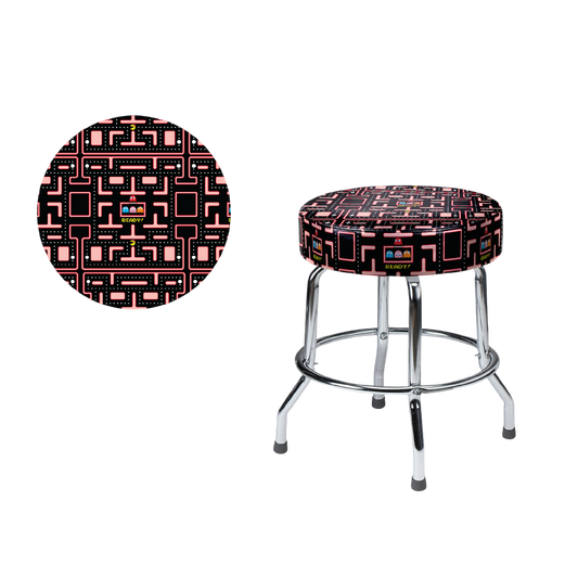 Ms. Pac-Man 19" Barstool "Maze"