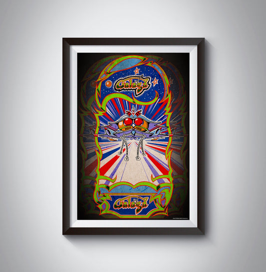 Galaga Poster, 24 X 36