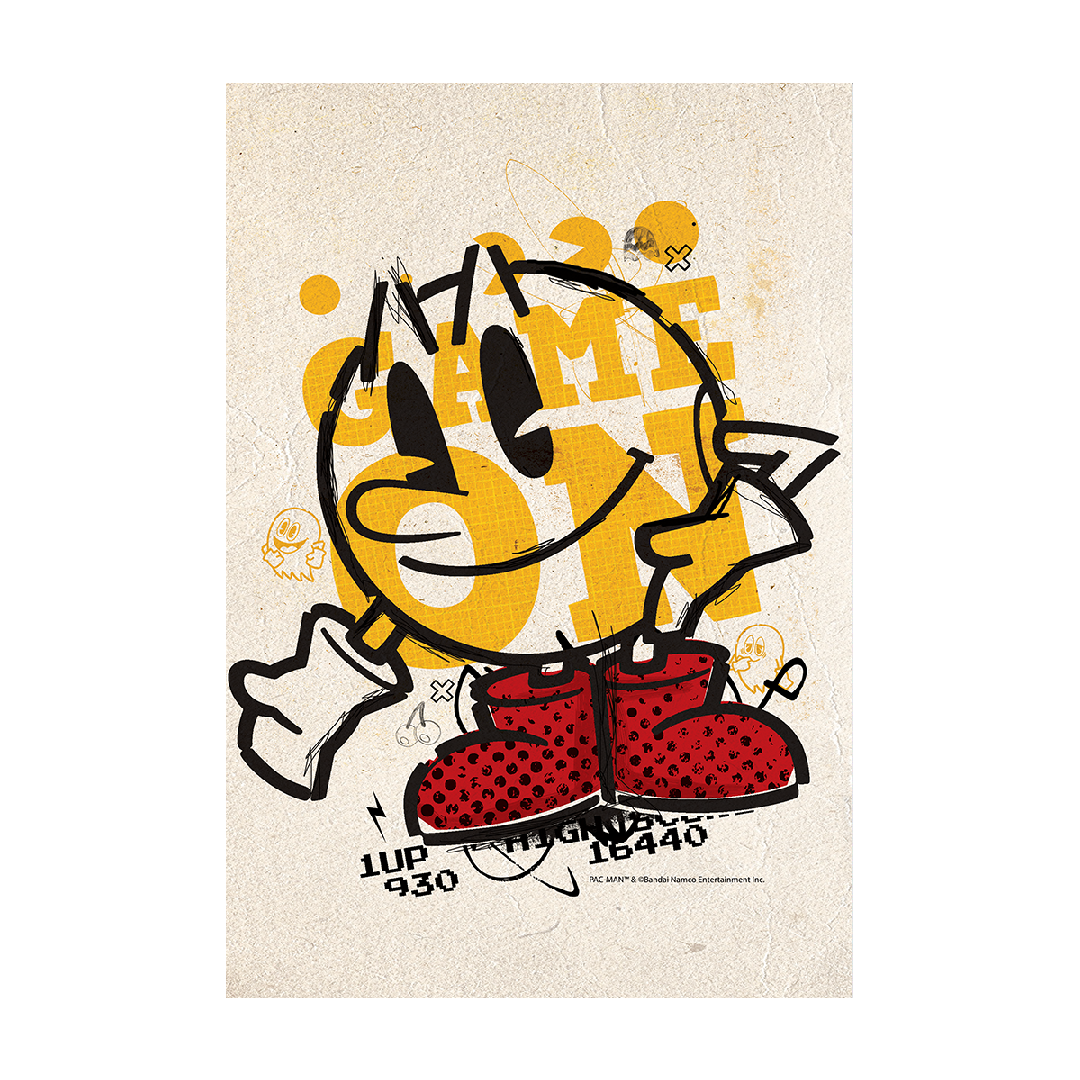 Pac-Man "Game On" Poster