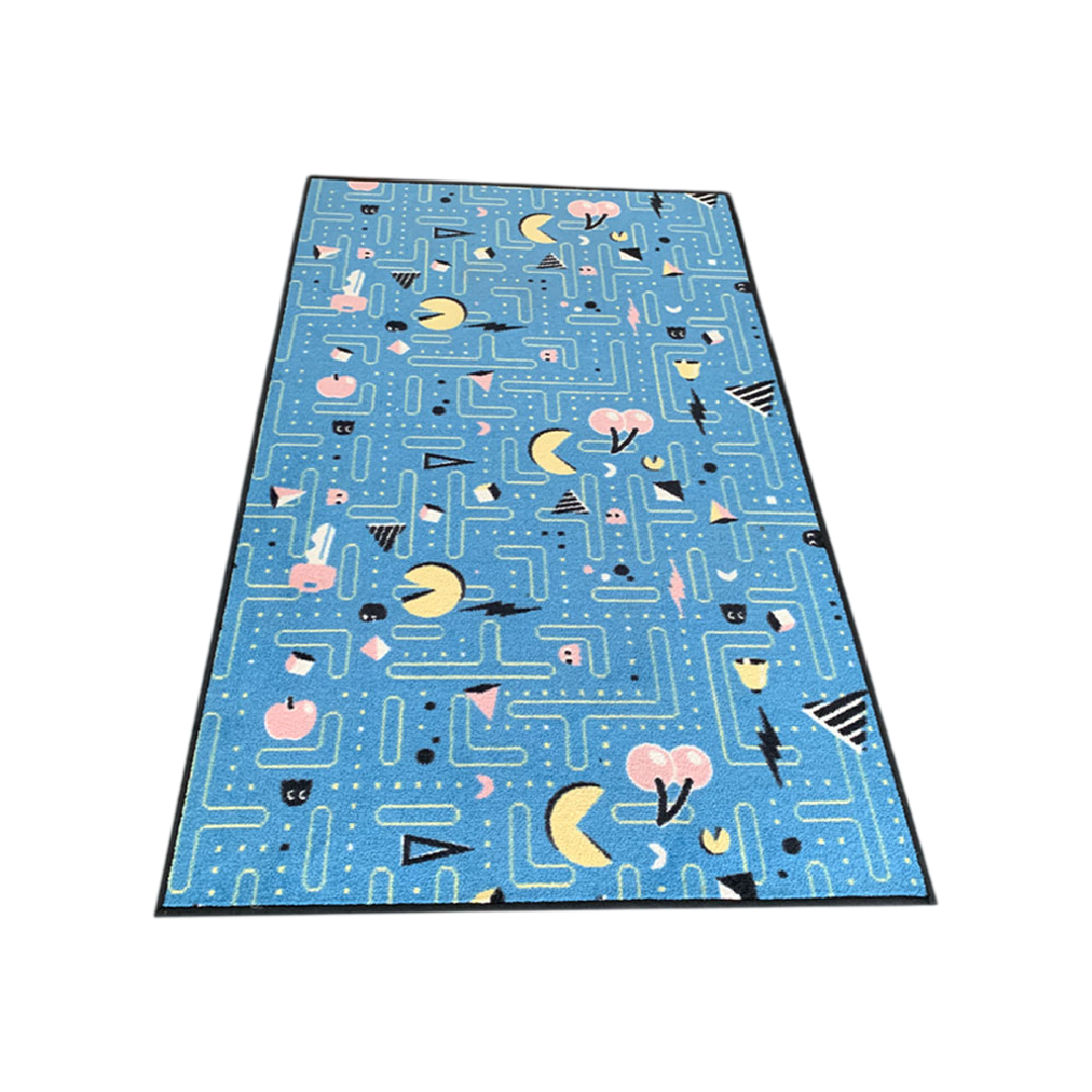 Pac-Man Carpet 6X9 (Blue)