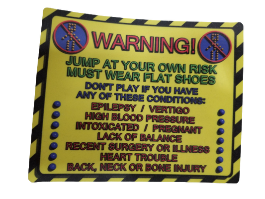 Decal, Warning,
