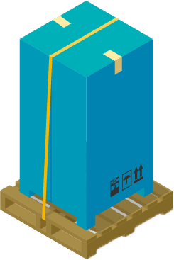 Jumpin' Jupiter shipping dimensions diagram