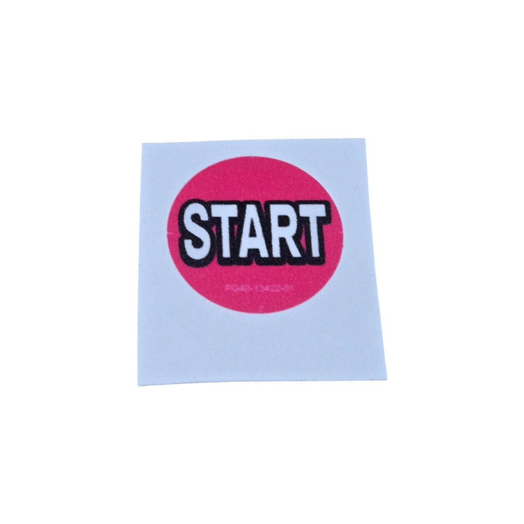 Decal, Button Pink