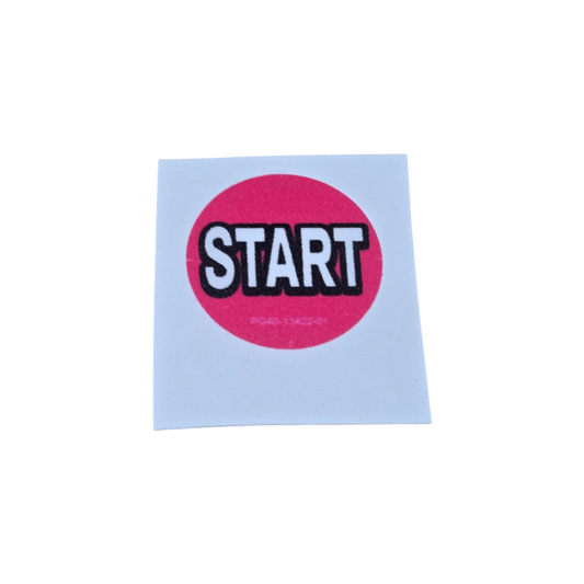 Decal, Button Pink