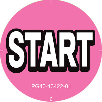 Decal, Button ST. 2 Pink