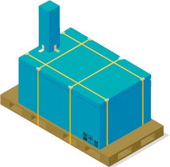 Pac-Man Battle Royale Chompionship SD shipping dimensions diagram