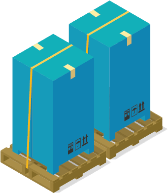 Pac-Man Power Pellets shipping dimensions diagram