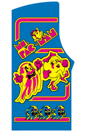 Pmpb Ms.Pac/Galaga Side Decal (L)