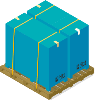 Pac-Man Roller shipping dimensions diagram