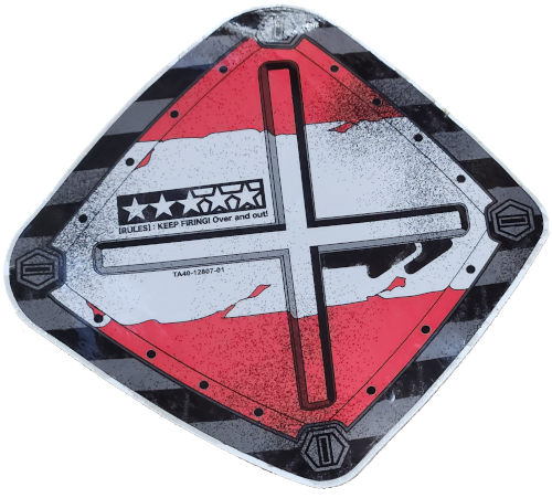 Decal, Speaker Cover Right Red