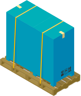 Tower Island shipping dimensions diagram
