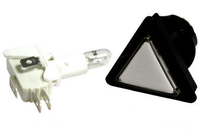 Triangle Wht Clear Cap 14V