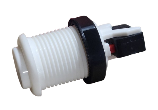 Pushbttn W/Horiz Microsw Wht