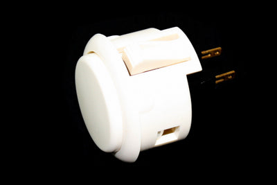 Pushbutton W/Micro SW White