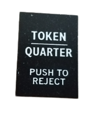 Insert Label, Quarter/Token