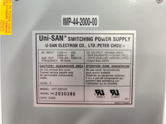 Power Supply 250W W/ 24VDC